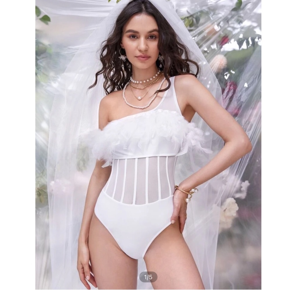 SHEIN White Swimsuit